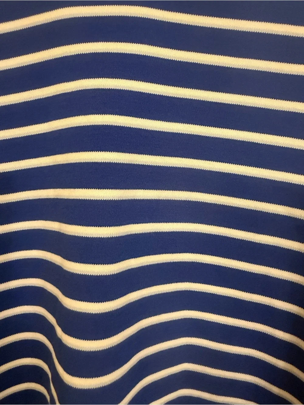 Ralph Lauren Blue & White Striped Polo Shirt